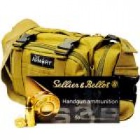 Luger Sellier & Bellot In The Armory Tan Range Bag FMJ Ammo