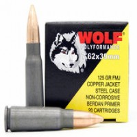 Wolf Polyformance Copper Non-Magnetic Range Safe FMJ Ammo