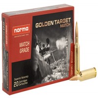 Norma Dedicated Precision Golden Target Match Boat-Tail BT Ammo