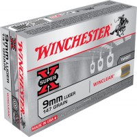 Winchester Super-X Luger Winclean Brass Enclosed Base 10 Ammo