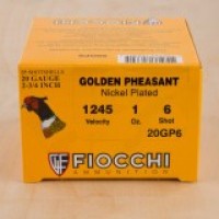 Fiocchi Golden Pheasant Nickel Plated 1oz Ammo