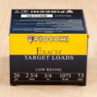 Fiocchi Low Recoil Target Load 3/4oz Ammo