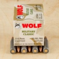 Bulk Wolf Mil Classics FMJ Ammo