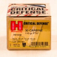 Hornady Critical Defense FTX Ammo