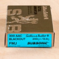 Sellier & Bellot Subsonic FMJ Ammo