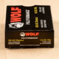 Bulk Wolf FMJ Ammo