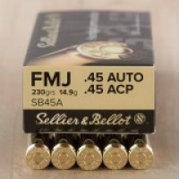 Bulk Sellier & Bellot FMJ Ammo