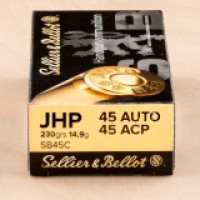 Bulk Sellier & Bellot JHP Ammo