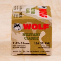 Wolf Military Classic FMJ Ammo