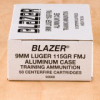 Bulk Blazer Aluminum FMJ Ammo