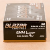 Bulk Blazer Brass FMJ Ammo