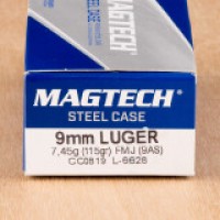 Bulk Magtech Steel CASES FMJ Ammo