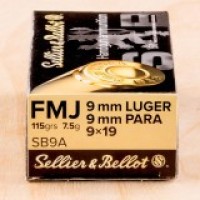 Bulk Sellier & Bellot FMJ Ammo