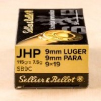 Bulk Sellier & Bellot JHP Ammo