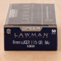 Bulk Speer Lawman Luger TMJ Ammo