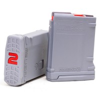 nd2 Mod-2 DPMS LR-308/SR-25 10 Round Magazine .308 Winchester Anti-tilt Super Follower Stainless Steel Spring Polymer Gray Ammo