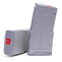 nd2 Mod-2 DPMS LR-308/SR-25 20 Round Magazine .308 Winchester Anti-tilt Super Follower Stainless Steel Spring Polymer Gray Ammo