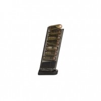 te Tactical Systems Pistol Magazine .380 ACP 7 Rounds For Glock 42 Carbon Smoke Ammo