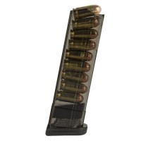 te Tactical Systems Pistol Magazine .380 ACP 9 Rounds For Glock 42 Carbon Smoke Ammo