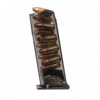 te Tactical Systems Pistol Magazine 9mm Luger 10 Rounds For Glock 43X Carbon Smoke Ammo