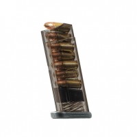te Tactical Systems Pistol Magazine 9mm Luger 7 Rounds For S&W M&P Shield Carbon Smoke Ammo