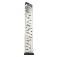  Smith & Wesson M&P Aftermarket 40 Round Magazine 9mm Luger Polymer Translucent Clear Ammo