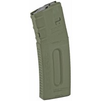 a USA H3L AR-15 Magazine 5.56 NATO 10 Round With Limiter Installed Polymer OD Green Ammo