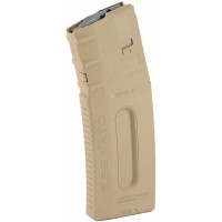 a USA H3L AR-15 Magazine 5.56 NATO 10 Round With Limiter Installed Polymer Tan Ammo