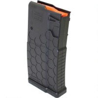 mag AR-10A/.308 SR-25 Pattern Polymer Magazine 10 Rounds Black HX20SR25S1BLK Ammo