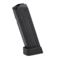 emann Sporting Group Full Size Extended Magazine For Glock 17/17L/18/34 9mm Luger 18 Round Capacity Polymer Construction Matte Black Finish Ammo