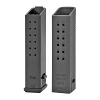 SS USA MagEx2 Extension Kit For Glock 20 10mm Auto 18 Round Capacity Polymer Black 3 Pack Ammo