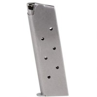 alform 1911 Government/Commander Full Size Magazine 10mm Auto 8 Rounds Stainless Steel Construction Natural Finish Ammo