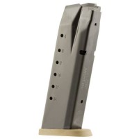 th & Wesson M&P 40 Magazine .40 S&W 15 Rounds Steel Black/FDE 3007346 Ammo