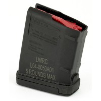 C 2000123A02 PMAG Black Detachable 5rd 6.8 SPC For LWRC SIX8  Ammo