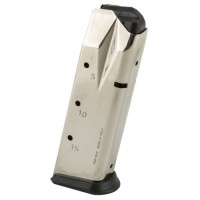 Gar MGP22815N Standard Nickel Extended 15rd 9mm Luger For Sig P228  Ammo
