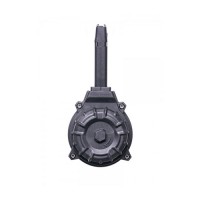 Mag DRMA11 Standard 50rd Drum 9mm Luger Compatible WGlock 1719 Black DuPont Zytel Polymer  Ammo