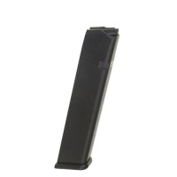 Mag GLKA15 Standard 25rd 9mm Luger Compatible WGlock 171926 Black DuPont Zytel Polymer  Ammo