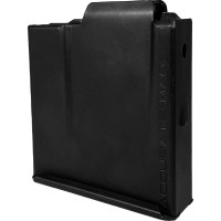 urate-Mag Magazine AICS Short Action Double Stack Single Feed 300 Winchester Short Magnum 3-Round 3.050 Length 2.950 Cartridge OAL Steel Teflon Black Ammo