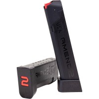 nd2 A2-17 Magazine Glock 17 9mm Luger 18-Round Polymer Black Ammo