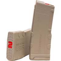 nd2 Mod 2 Magazine AR-15 223 Remington 5.56x45mm 300 AAC Blackout 20-Round Polymer Flat Dark Earth Ammo