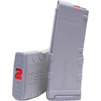 nd2 Mod 2 Magazine AR-15 223 Remington 5.56x45mm 300 AAC Blackout 20-Round Polymer Gray Ammo