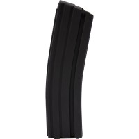 STONER Magazine AR-15 223 Remington 5.56x45mm 300 AAC Blackout 30-Round Curved Body With Anti Tilt Follower Stainless Steel Black Ammo