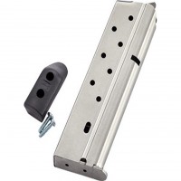 Products Classic Magazine With Base Pad 1911 Government Commander 10mm Auto 9-Round Stainless Steel Ammo