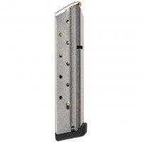 Products Shooting Star Magazine With Base Pad 1911 Government Commander 38 Super 10-Round Stainless Steel Ammo