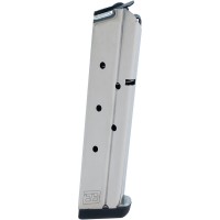Brown Magazine 1911 Government 10mm Auto 8-Round Stainless Steel Ammo