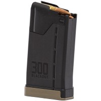 cer Systems L5 AWM Advanced Warfighter Magazine AR-15 300 AAC Blackout 10-Round Polymer Opaque Black Ammo