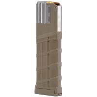 cer Systems L7 AWM Advanced Warfighter Magazine LR-308 SR-25 308 Winchester 25-Round Polymer Opaque Flat Dark Earth Ammo