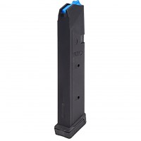 pers UTG GL917 Magazine Glock 17 18 19 19X 26 34 45 9mm Luger 17-Round Polymer Black Ammo