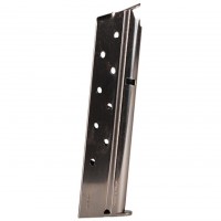 -Gar Magazine Colt 1911 Delta Elite 10mm Auto 8-Round Nickel Plated Ammo