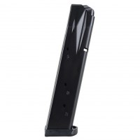 -Gar Optimum Magazine With Base Pad Sig Sauer P226 357 Sig 40 S&W 13-Round Steel Anti-Friction Black Ammo